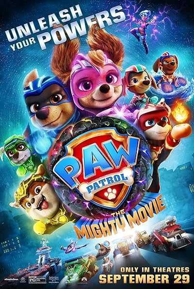 تصویر انیمیشن سگ های نگهبان: فیلم بزرگ PAW Patrol: The Mighty Movie 2023