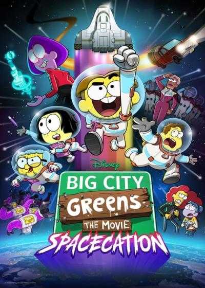 تصویر انیمیشن شهر بزرگ گرین ها: تعطیلات فضایی Big City Greens the Movie: Spacecation 2023