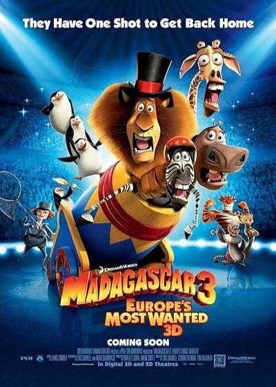 تصویر انیمیشن ماداگاسگار ۳ Madagascar 3: Europe’s Most Wanted 2012