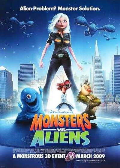 تصویر انیمیشن هیولاها علیه بیگانگان Monsters vs. Aliens 2009