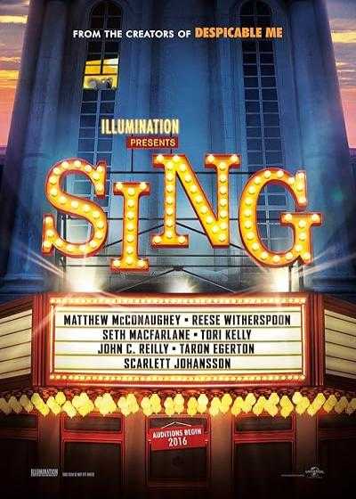 تصویر انیمیشن آواز ۱ Sing 1 2016