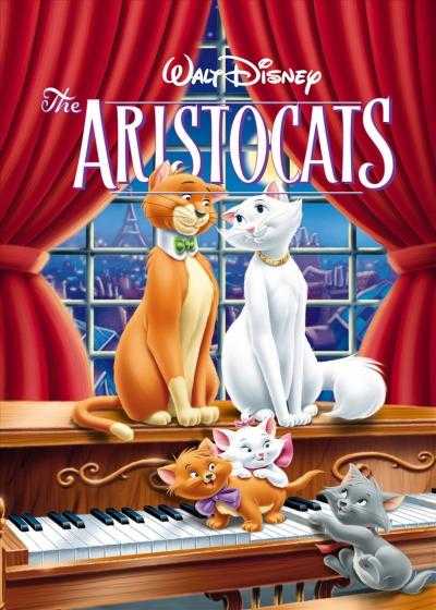 تصویر انیمیشن گربه های اشرافی The Aristocats 1970