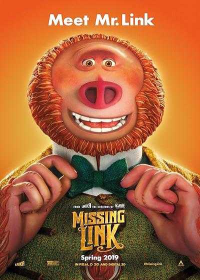 تصویر انیمیشن لینک گمشده Missing Link 2019
