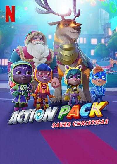 تصویر انیمیشن گروه هیجان کریسمس را نجات می دهد The Action Pack Saves Christmas 2022
