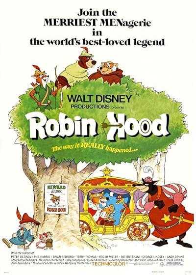 تصویر انیمیشن رابین هود Robin Hood 1973
