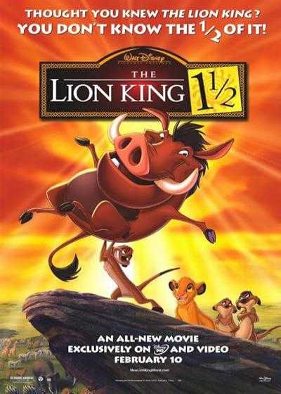 تصویر انیمیشن شیرشاه ۳ (شیرشاه ۱.۵) The Lion King 3: Hakuna Matata 2004