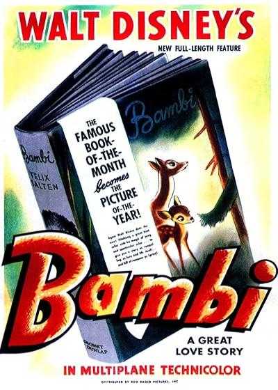 تصویر انیمیشن بامبی Bambi 1942